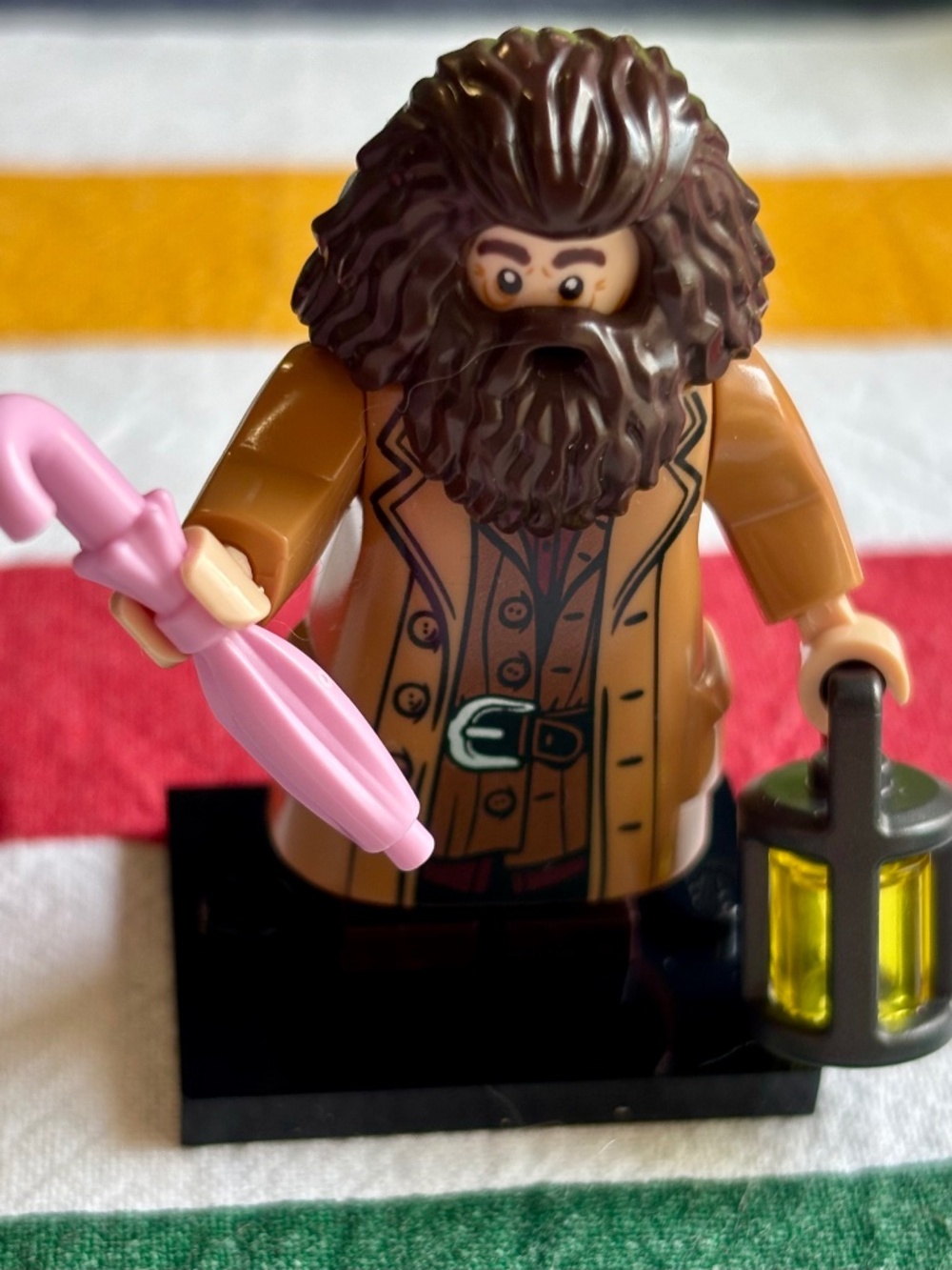 LEGO Harry Potter "Rubeus Hagrid" hp14 With stand and accessories from set 73954